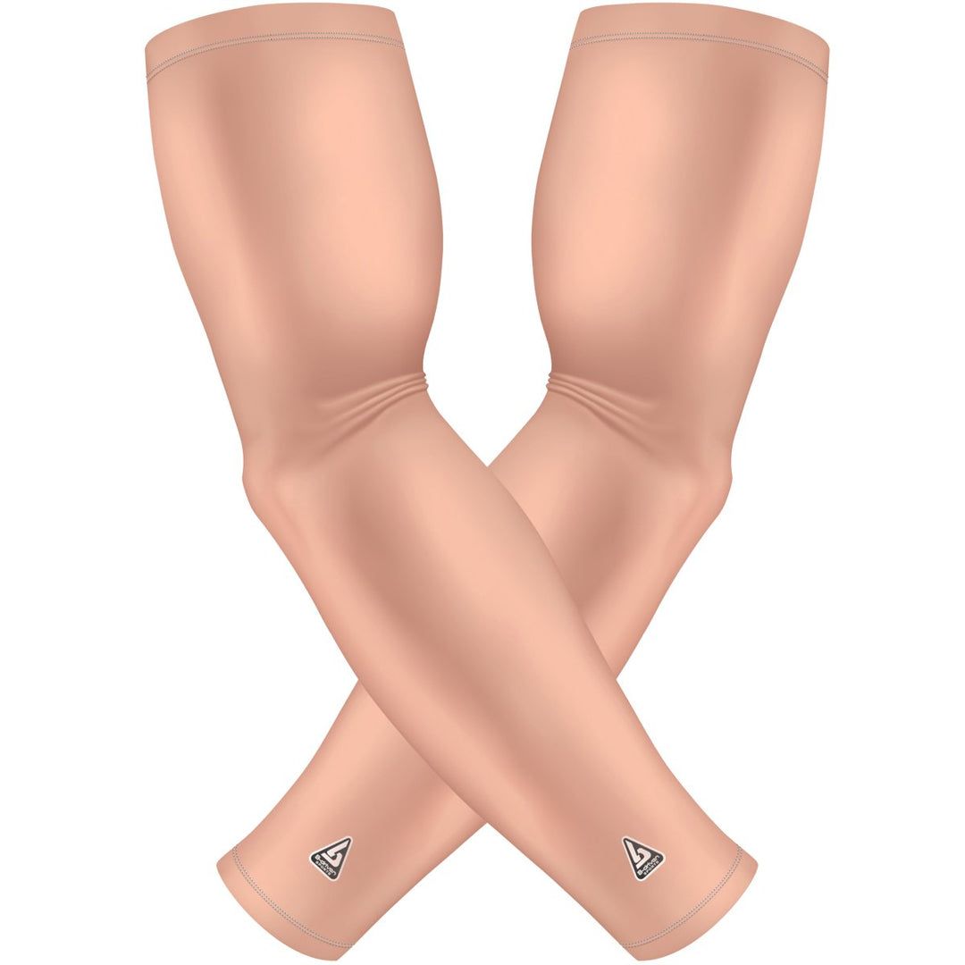 2 PAC ARM SLEEVES - NUDE SOLID - B-Driven Sports