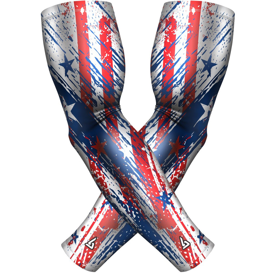2 PAC ARM SLEEVES - USA GRAFFITI - B-Driven Sports