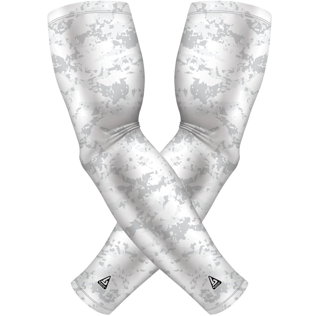 2 PAC ARM SLEEVES - WHITE WILD - B-Driven Sports