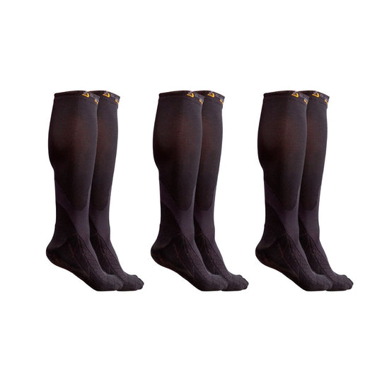 Graduated Compression Socks BLK/GRY - B - Driven Sports
