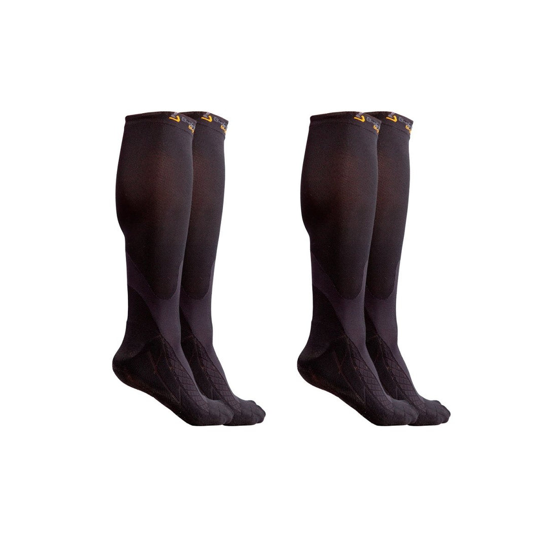 Graduated Compression Socks BLK/GRY - B - Driven Sports