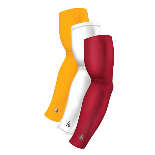 3-Pack Bundle | Solids | Maroon Dark/White/Yellow Dark - B-Driven Sports