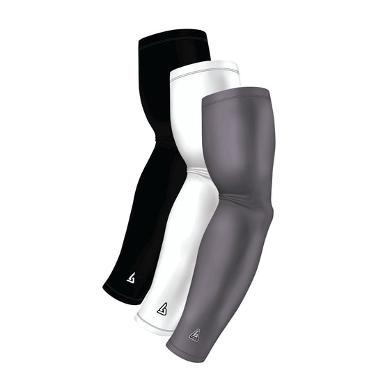 3-Pack Bundle | Solids | White/Black/Grey Dark - B-Driven Sports