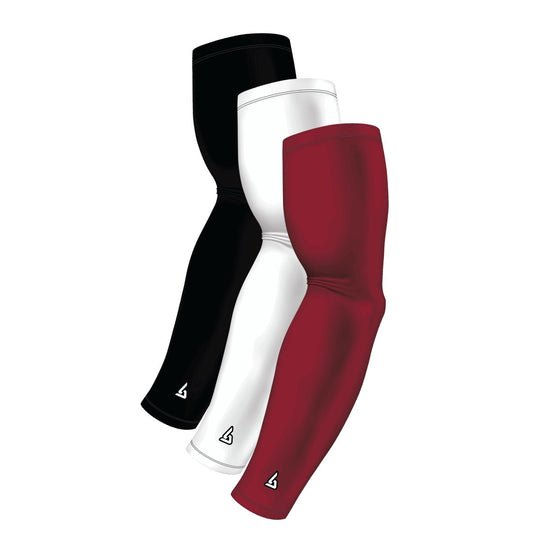 3-Pack Bundle | Solids | White/Black/Maroon Dark - B-Driven Sports