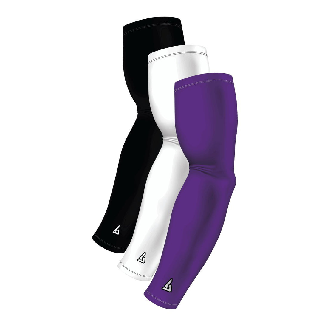 3-Pack Bundle | Solids | White/Black/Purple Light / Medium - B-Driven Sports