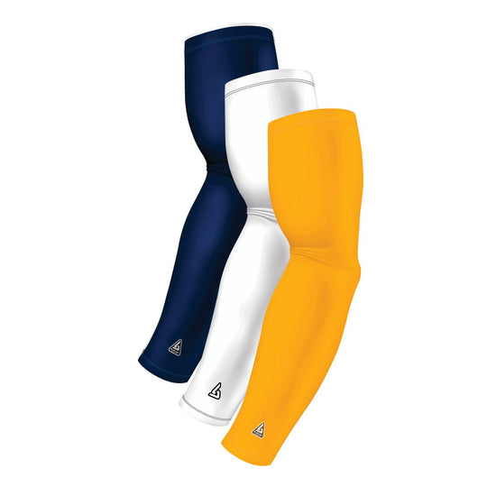 3-Pack Bundle | Solids | Yellow Dark/White/Blue Navy Dark - B-Driven Sports
