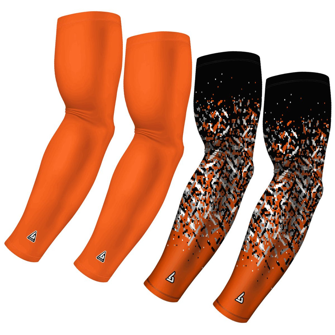 4-Pack Bundle | Solid/Confetti | Orange Medium - B-Driven Sports