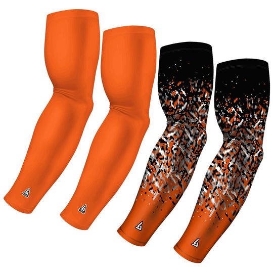 4-Pack Bundle | Solid/Confetti | Orange Medium - B-Driven Sports