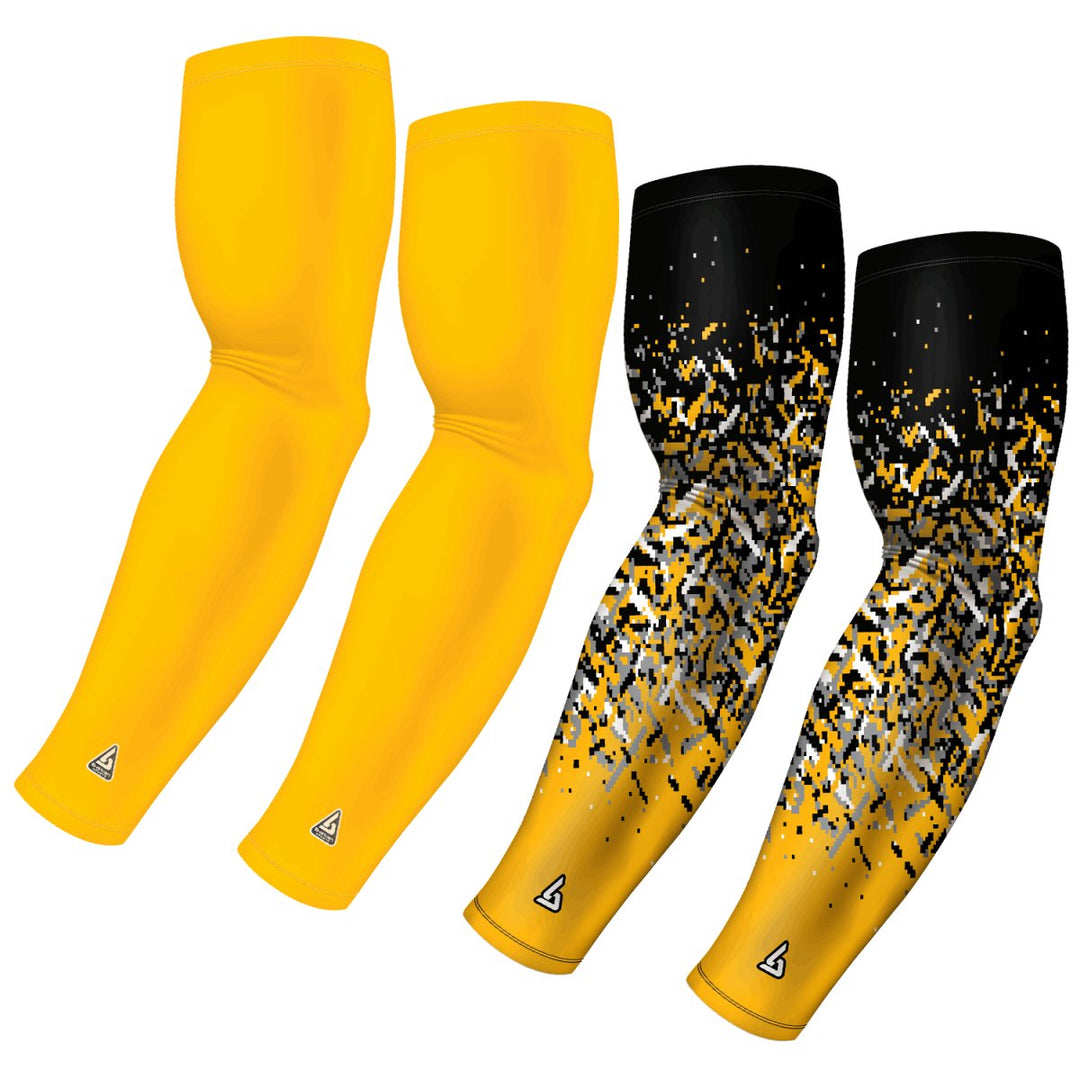 4-Pack Bundle | Solid/Confetti | Yellow Standard Bundle 6 - B-Driven Sports