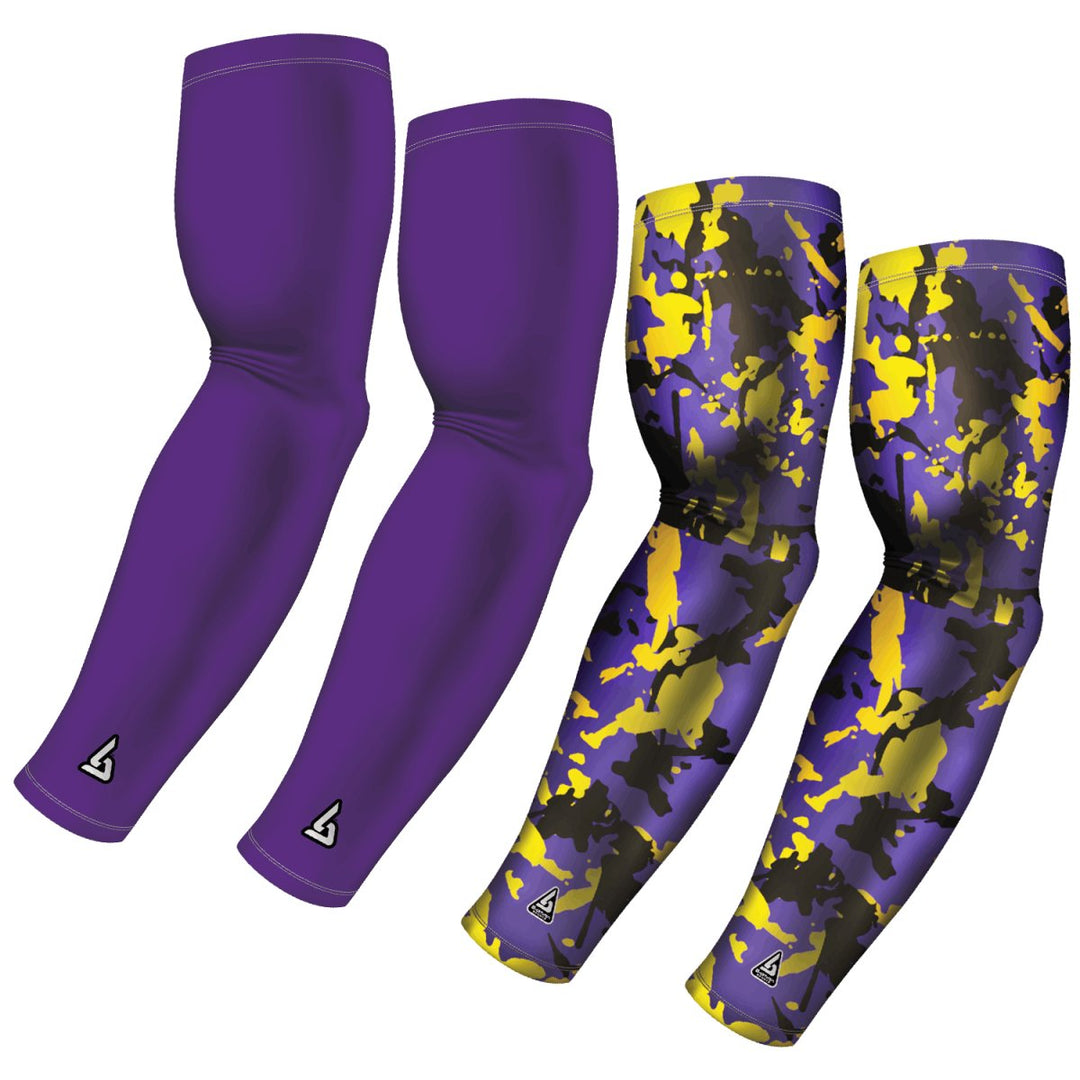 4-Pack Bundle | Solid/Flake Camo | Purple Light / Medium Bundle 1 - B-Driven Sports