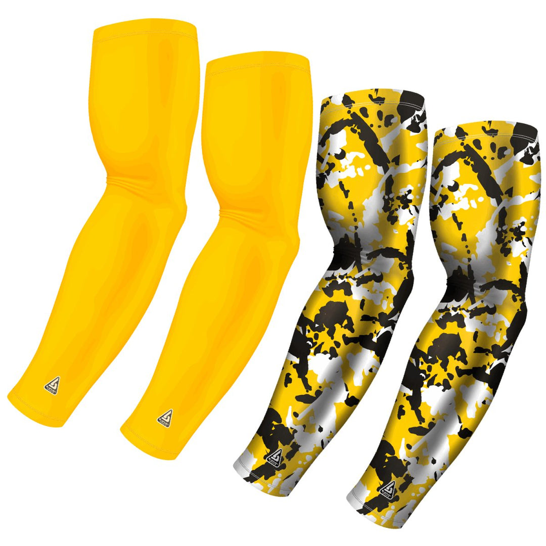 4-Pack Bundle | Solid/Flake Camo | Yellow Bright Bundle 1 - B-Driven Sports