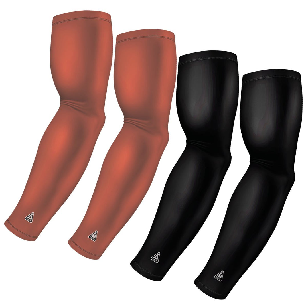 4-Pack Bundle | Solids | Black/Brown Dark Flesh - B-Driven Sports