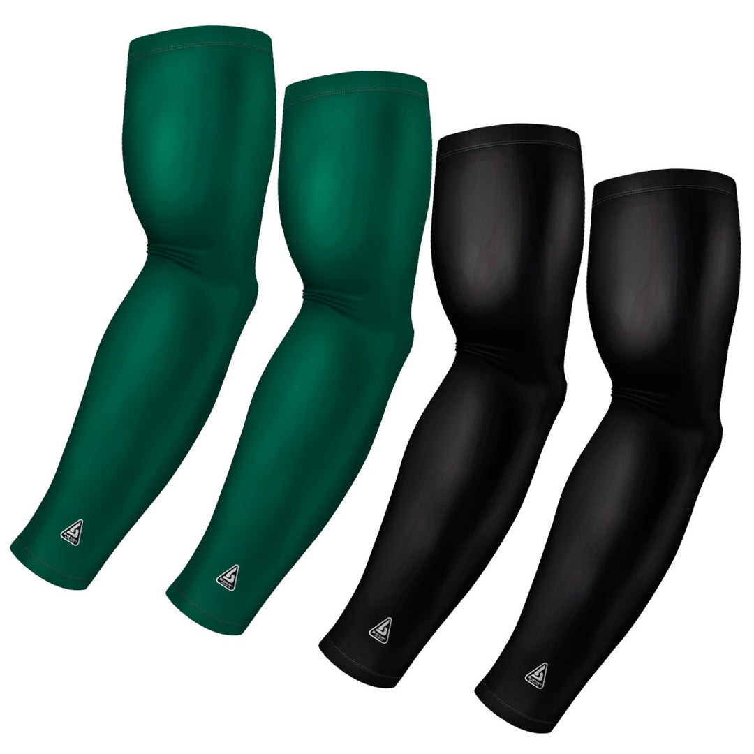 4-Pack Bundle | Solids | Black/Green Hunter Dark - B-Driven Sports