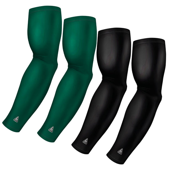 4-Pack Bundle | Solids | Black/Green Hunter Dark - B-Driven Sports