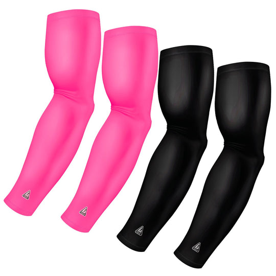 4-Pack Bundle | Solids | Black/Pink Light - B-Driven Sports
