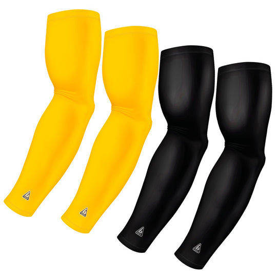 4-Pack Bundle | Solids | Black/Yellow Bright - B-Driven Sports