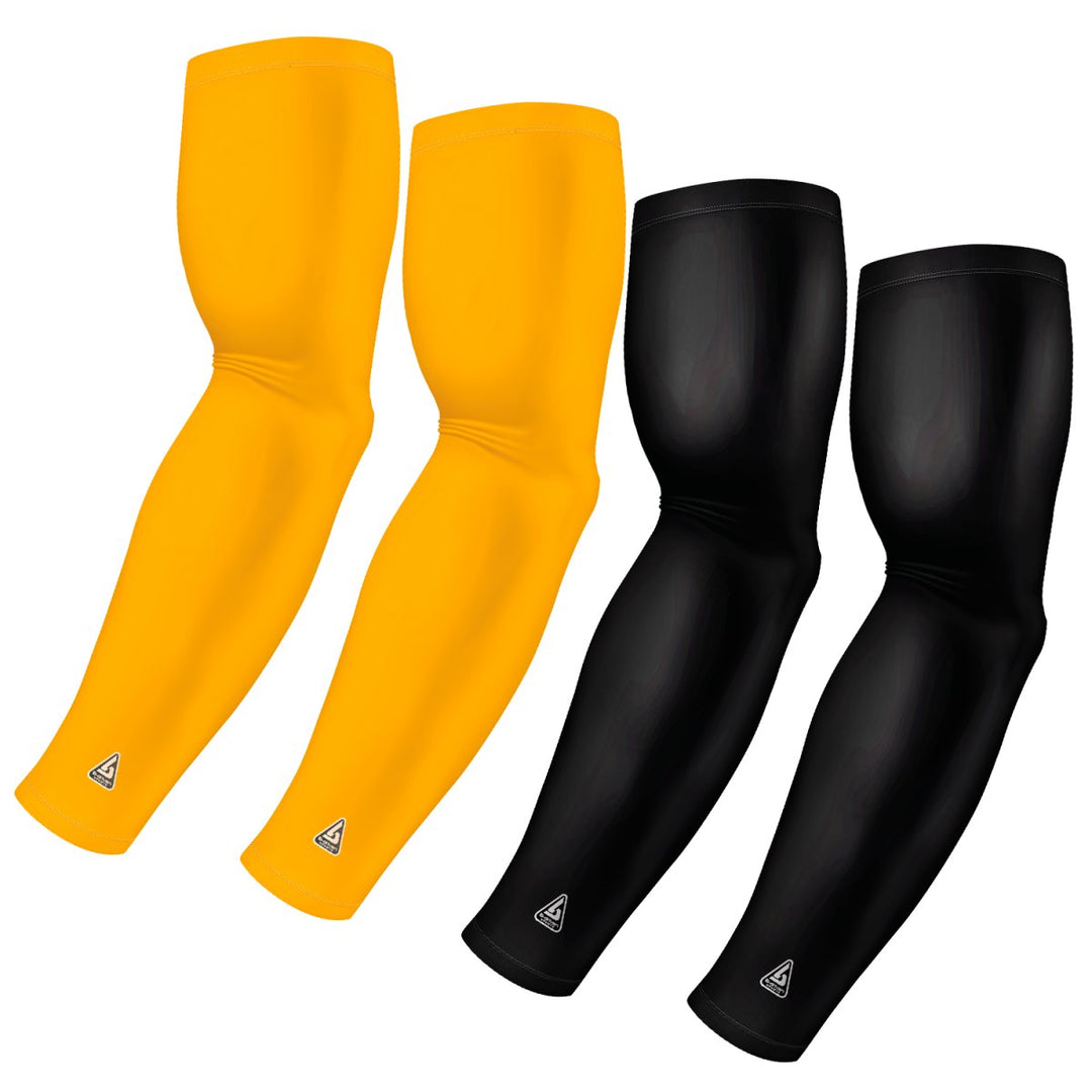 4-Pack Bundle | Solids | Black/Yellow Dark - B-Driven Sports