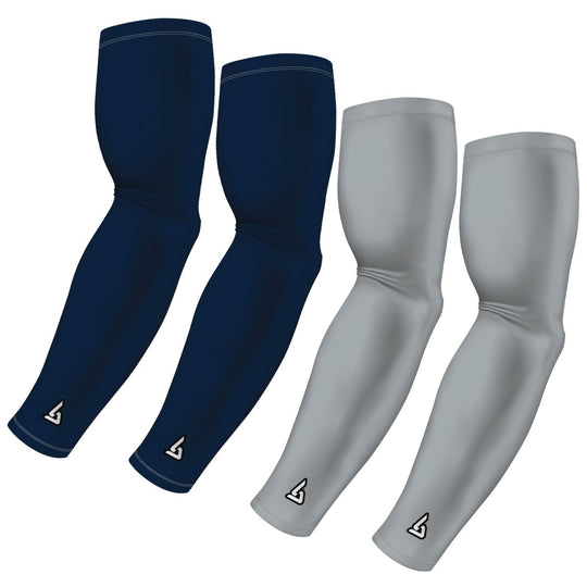 4-Pack Bundle | Solids | Blue Navy/Grey Light - B-Driven Sports