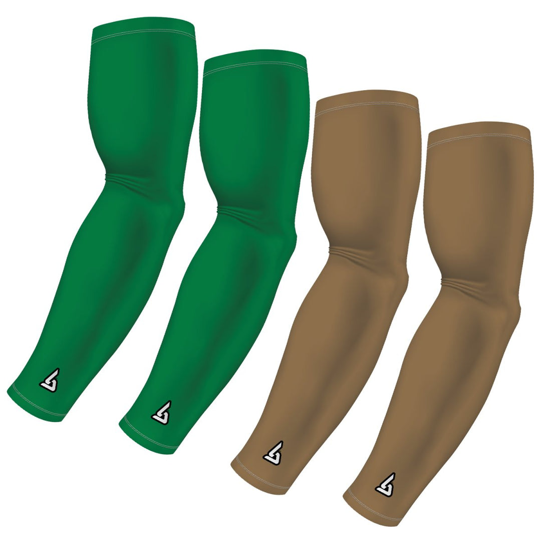 4-Pack Bundle | Solids | Green Standard/Gold Dark - B-Driven Sports