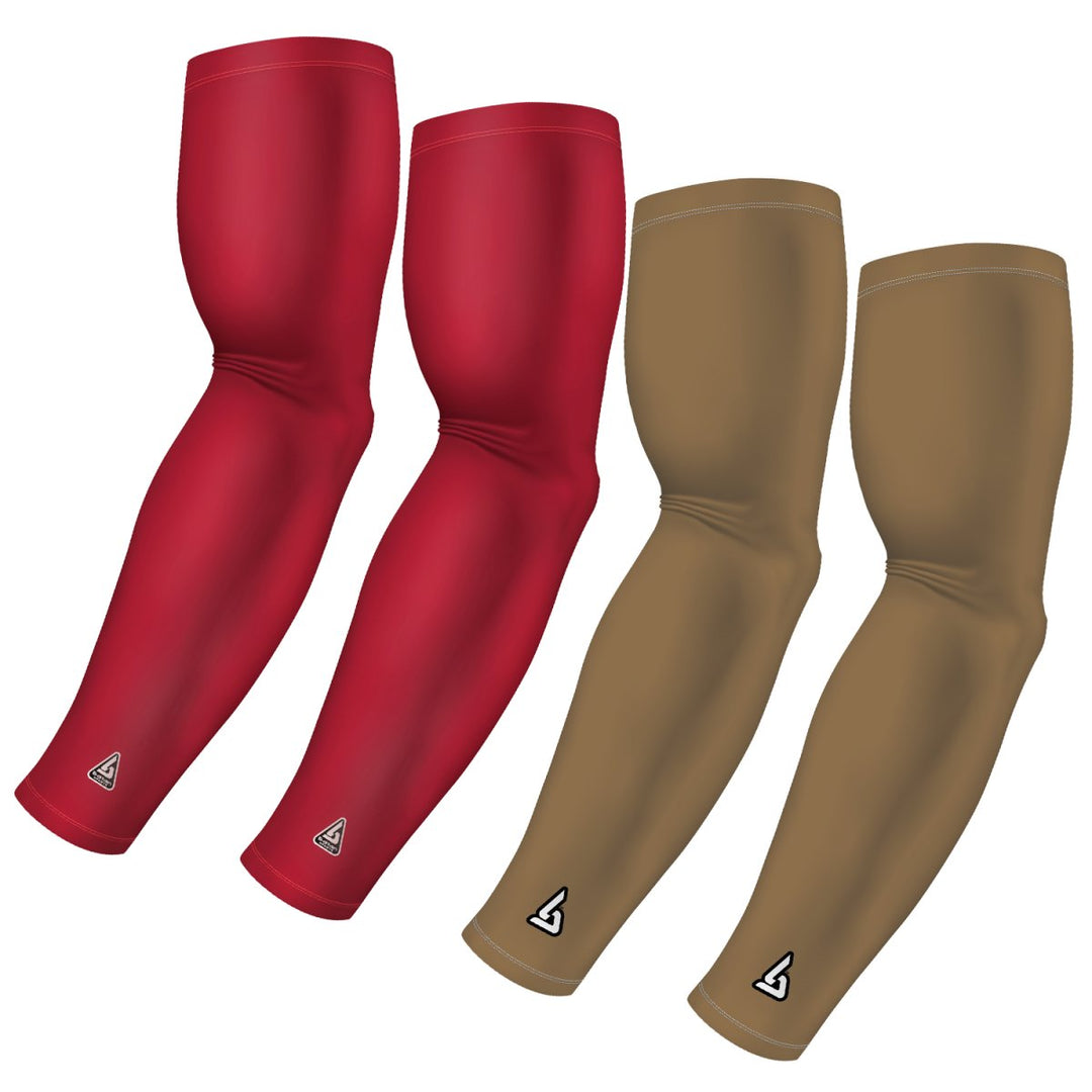 4-Pack Bundle | Solids | Maroon Dark/Gold Dark - B-Driven Sports