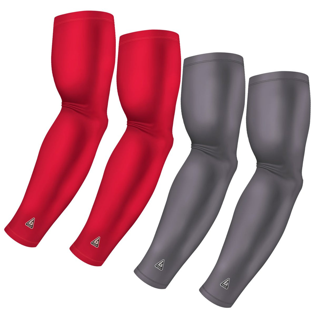 4-Pack Bundle | Solids | Maroon Standard/Grey Dark - B-Driven Sports