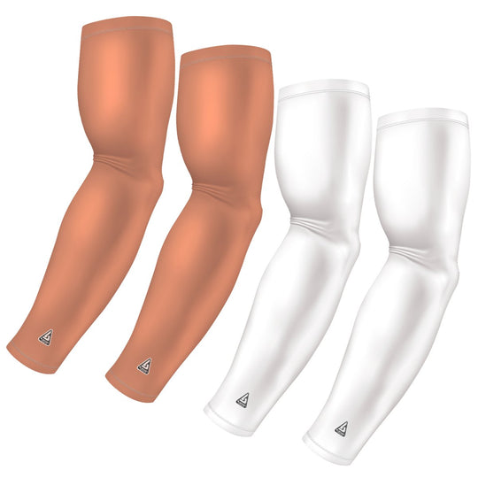 4-Pack Bundle | Solids | White/Brown Medium Flesh - B-Driven Sports