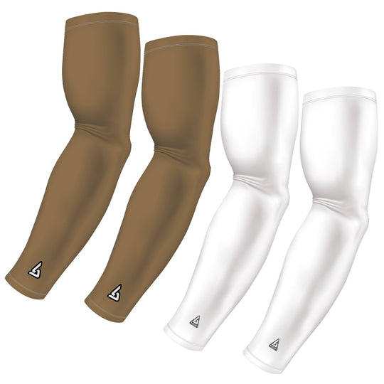 4-Pack Bundle | Solids | White/Gold Dark - B-Driven Sports