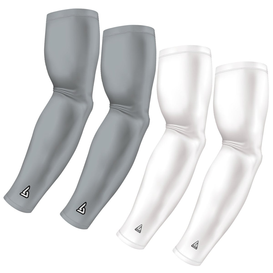 4-Pack Bundle | Solids | White/Grey Light - B-Driven Sports