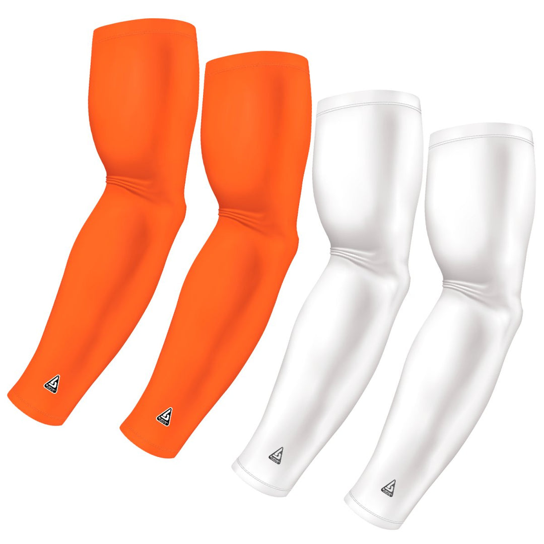4-Pack Bundle | Solids | White/Orange Light - B-Driven Sports