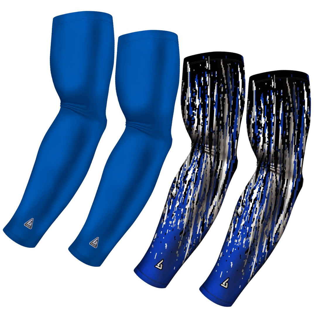 4-Pack Bundle | Solid/Streaks | Blue Royal Bright Bundle 2 - B-Driven Sports