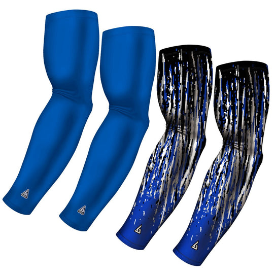4-Pack Bundle | Solid/Streaks | Blue Royal Bright Bundle 2 - B-Driven Sports