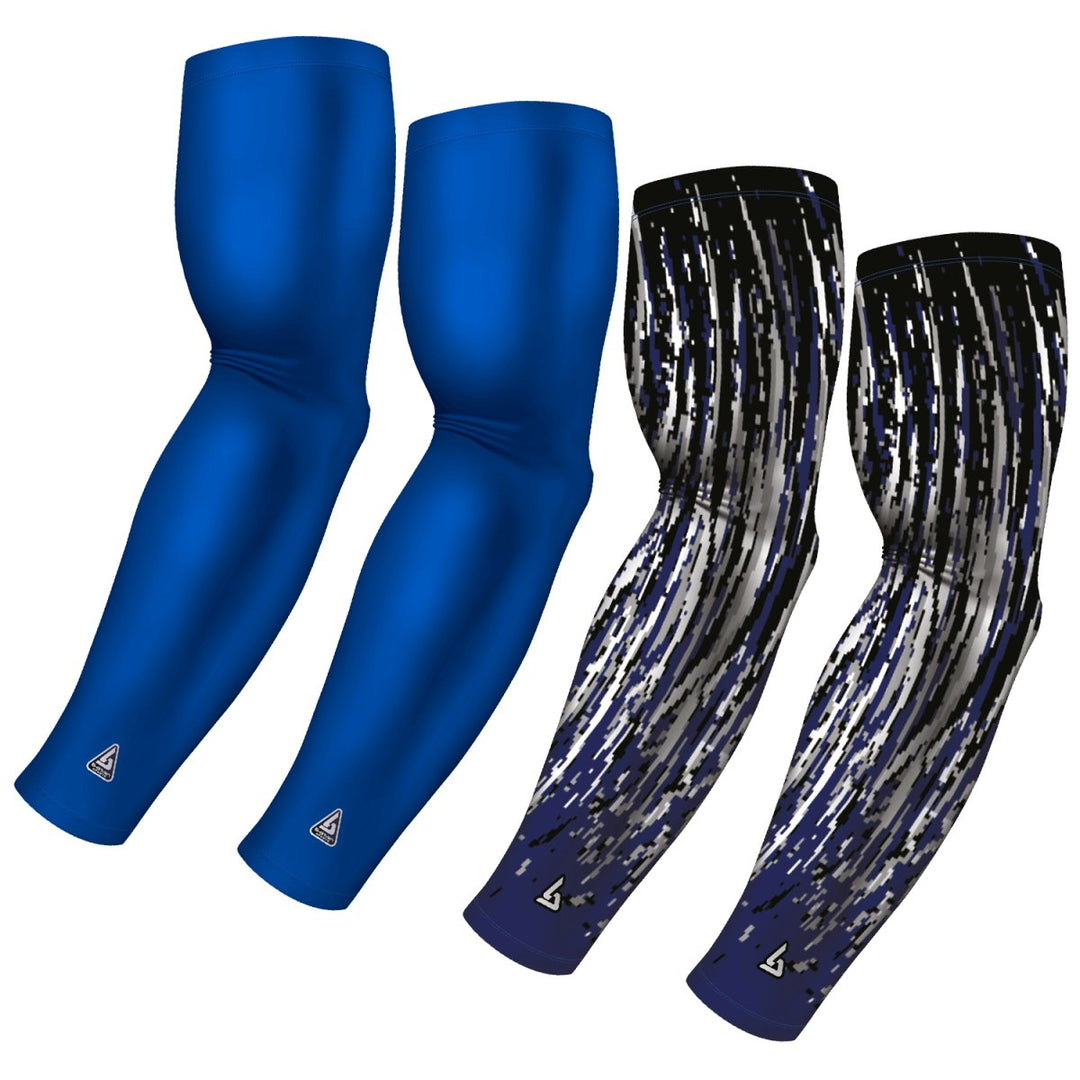 4-Pack Bundle | Solid/Streaks | Blue Standard Bundle 2 - B-Driven Sports