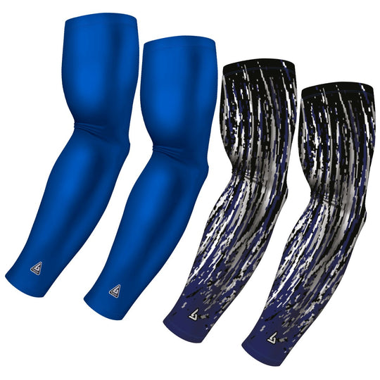 4-Pack Bundle | Solid/Streaks | Blue Standard Bundle 2 - B-Driven Sports