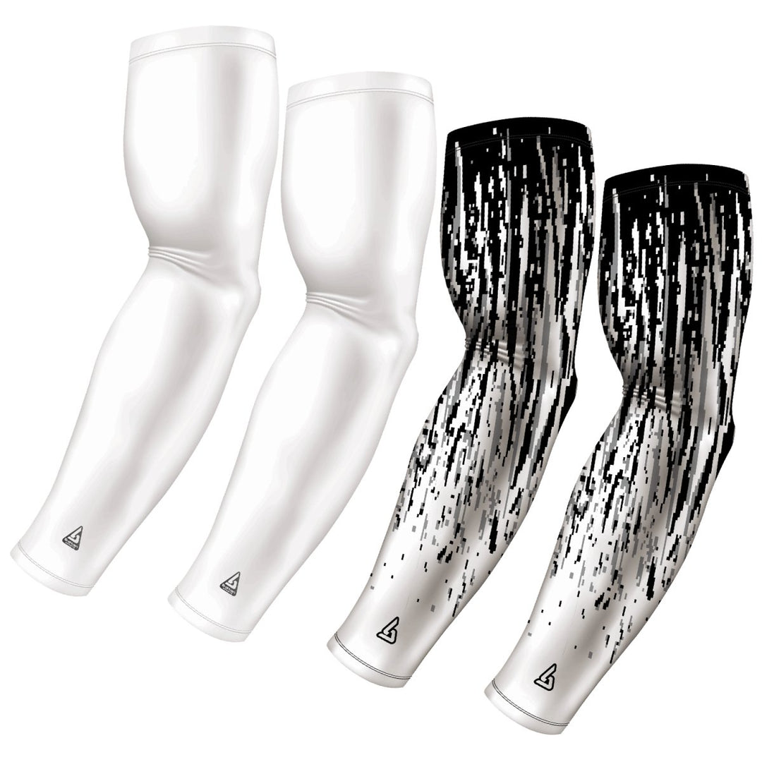 4-Pack Bundle | Solid/Streaks | White Bundle 12 - B-Driven Sports