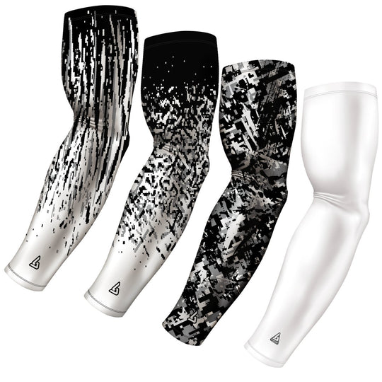 4-pack Bundle | Streaks/Confetti/Graffiti/Solid | White 1 - B-Driven Sports