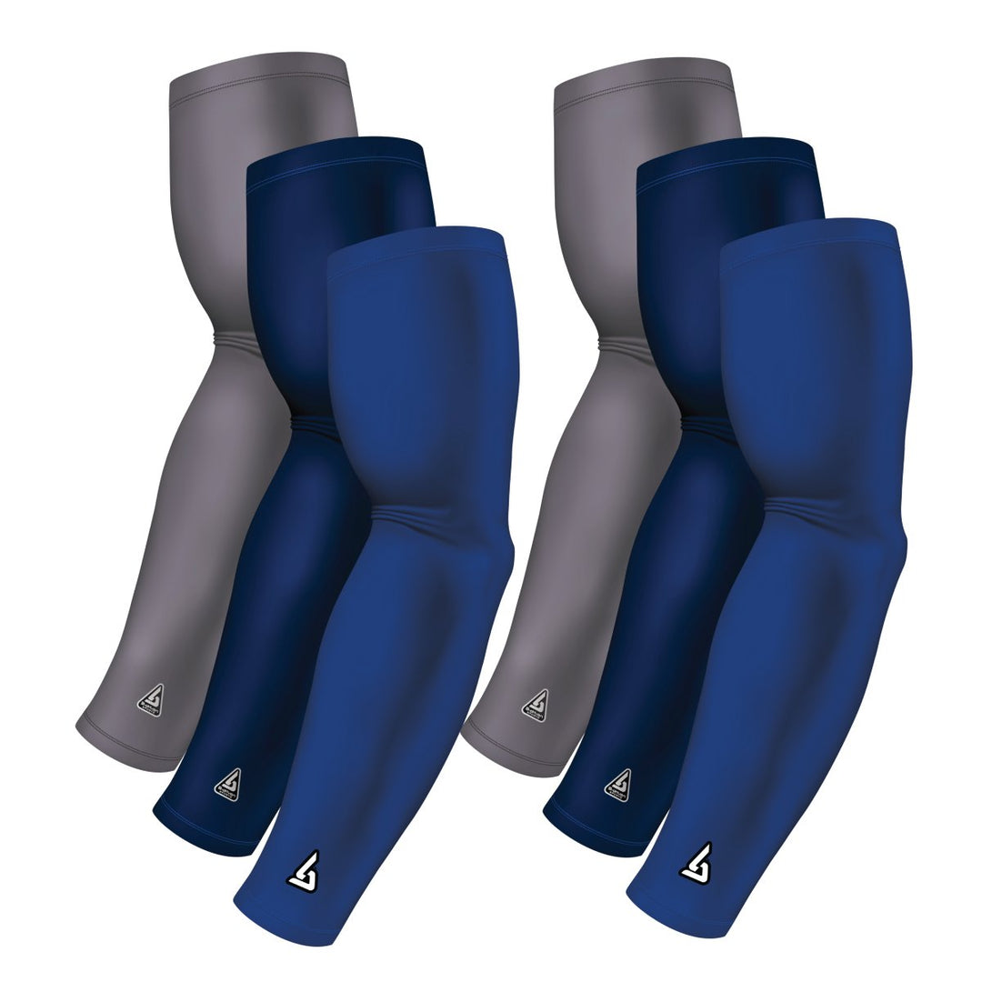 6-pack Bundle | Solids | Blue Royal Standard/Blue Navy Dark/Grey Dark - B-Driven Sports