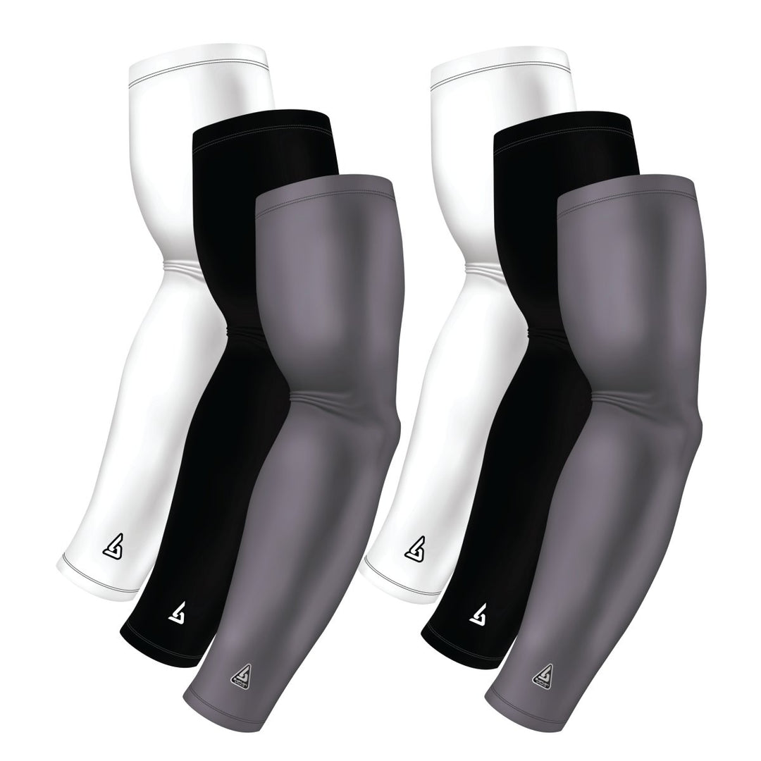 6-pack Bundle | Solids | Grey Dark/Black/White - B-Driven Sports