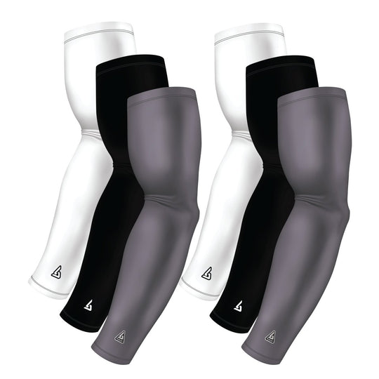 6-pack Bundle | Solids | Grey Dark/Black/White - B-Driven Sports
