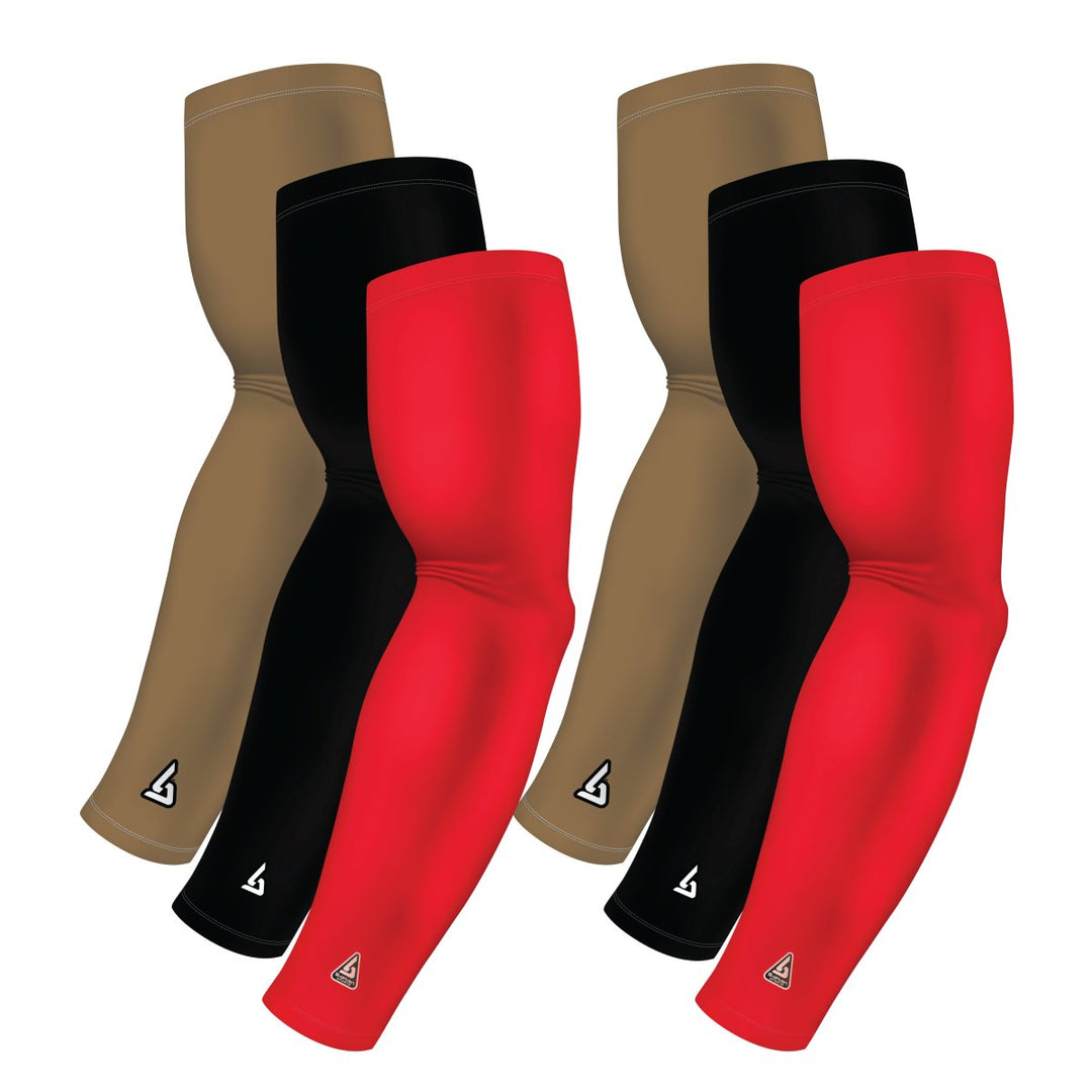 6-pack Bundle | Solids | Maroon Standard/Black/Gold Dark - B-Driven Sports