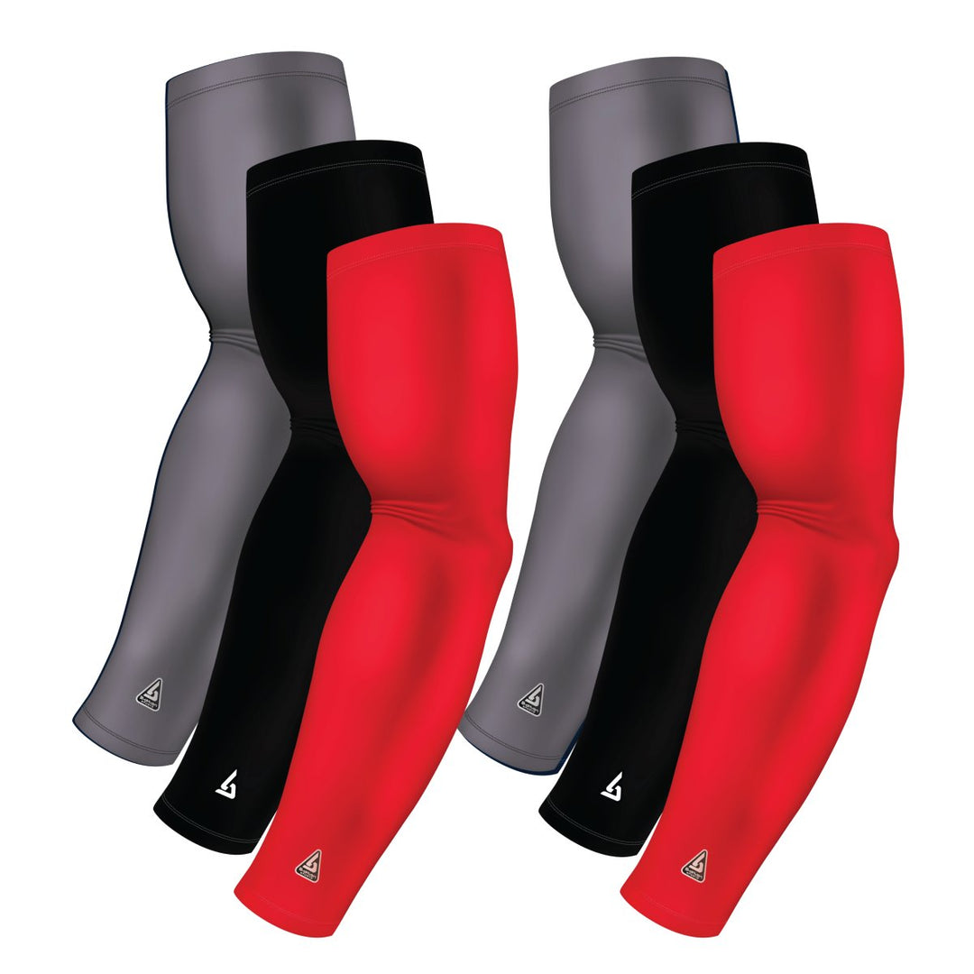 6-pack Bundle | Solids | Maroon Standard/Black/Grey Dark - B-Driven Sports