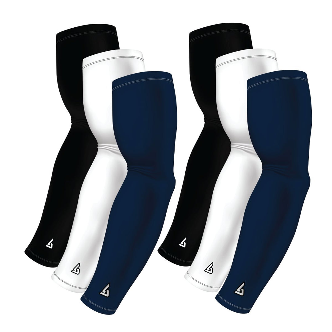 6-Pack Bundle | Solids |White/Black/Blue Navy - B-Driven Sports