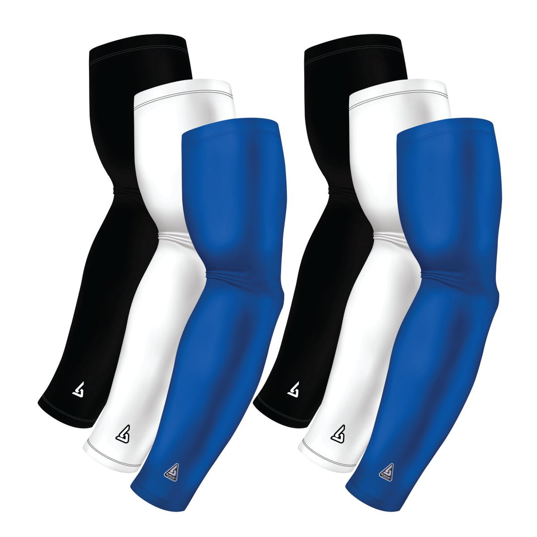6-Pack Bundle | Solids |White/Black/Blue Royal Bright - B-Driven Sports