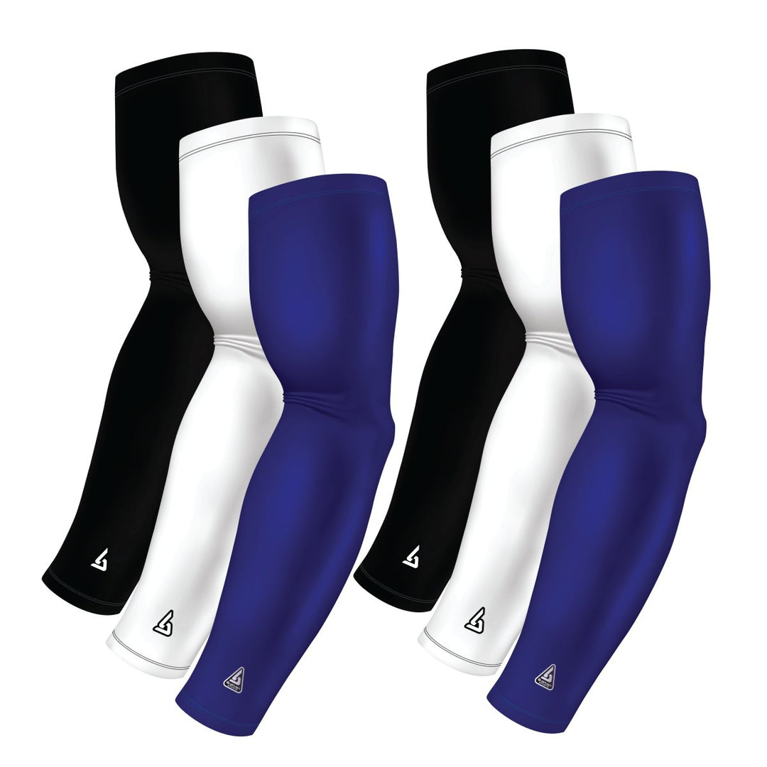 6-Pack Bundle | Solids |White/Black/Blue Standard Dark - B-Driven Sports