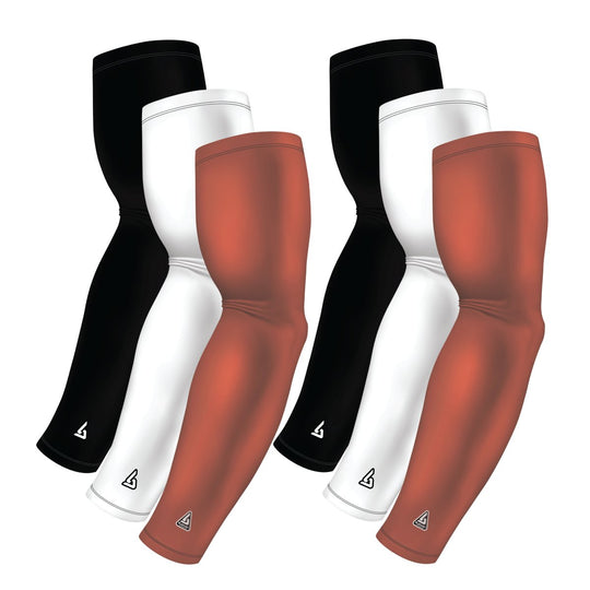 6-Pack Bundle | Solids |White/Black/Brown Dark Flesh - B-Driven Sports