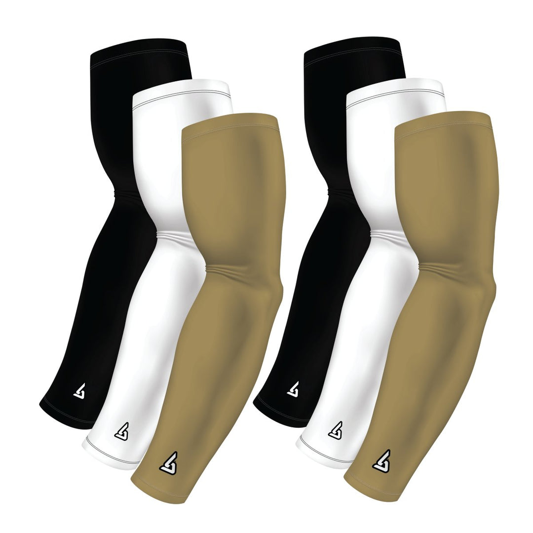 6-Pack Bundle | Solids |White/Black/Gold Standard - B-Driven Sports