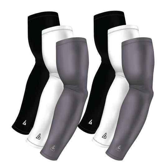 6-Pack Bundle | Solids |White/Black/Grey Dark - B-Driven Sports