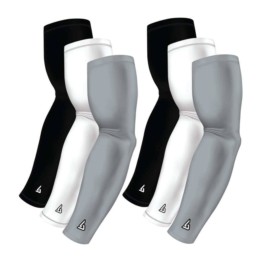6-Pack Bundle | Solids |White/Black/Grey Light - B-Driven Sports