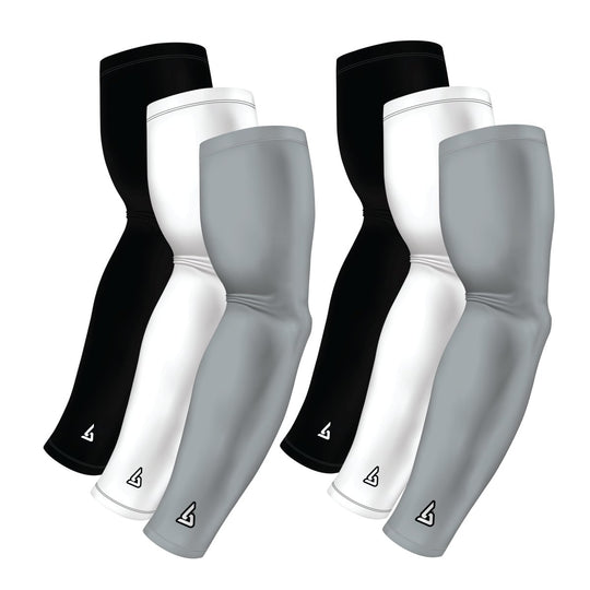 6-Pack Bundle | Solids |White/Black/Grey Light - B-Driven Sports
