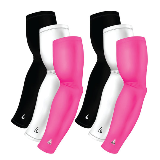 6-Pack Bundle | Solids |White/Black/Pink Light - B-Driven Sports