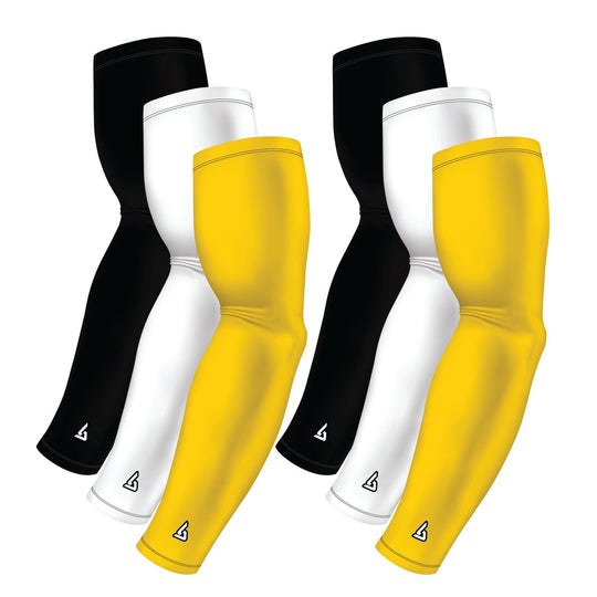 6-Pack Bundle | Solids |White/Black/Yellow Bright - B-Driven Sports